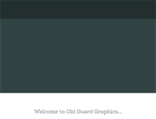 Tablet Screenshot of oldguardgraphics.com